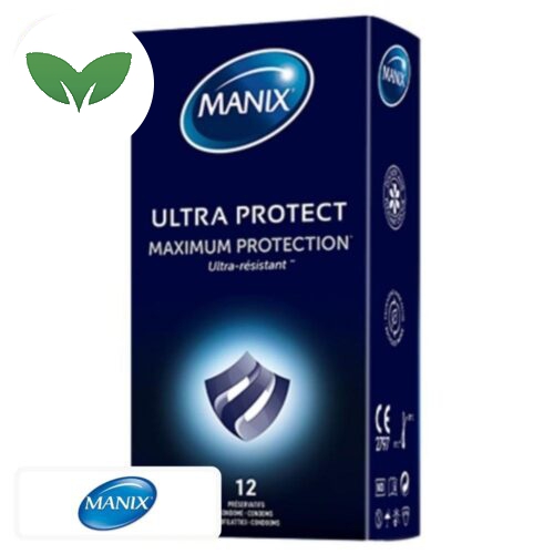 Manix Ultra Protect Préservatifs Maximum Protection Ultra-Résistants – 12 unités