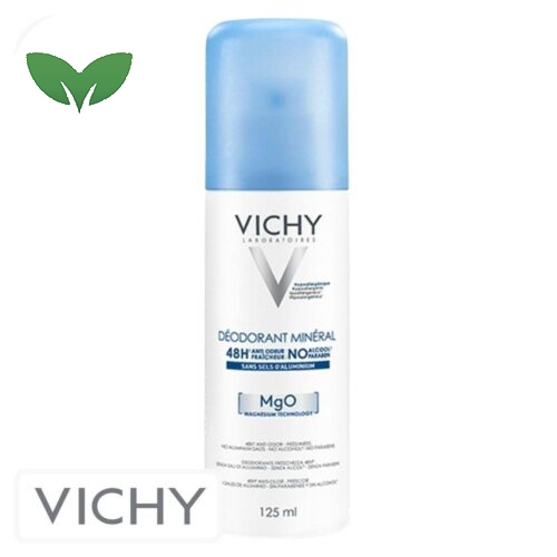 Vichy Déodorant Spray Minéral 48h Aérosol – 125ml
